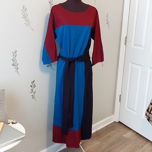 Colorblock Maxi Dress